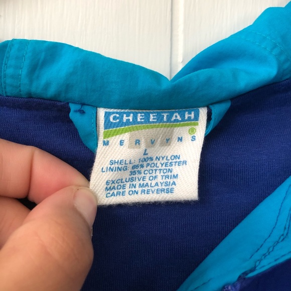 Vintage Cheetah Windbreaker Pullover Jacket - Picture 2 of 8